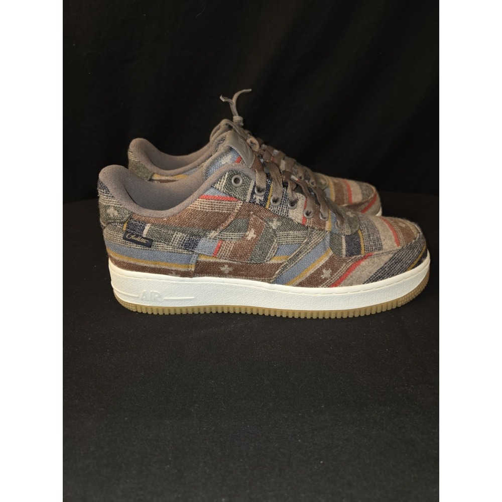 Nike Air Force 1 (low) x Pendleton Brown 2020 Mens 9 Pendelton Wool RARE! - Picture 9 of 14